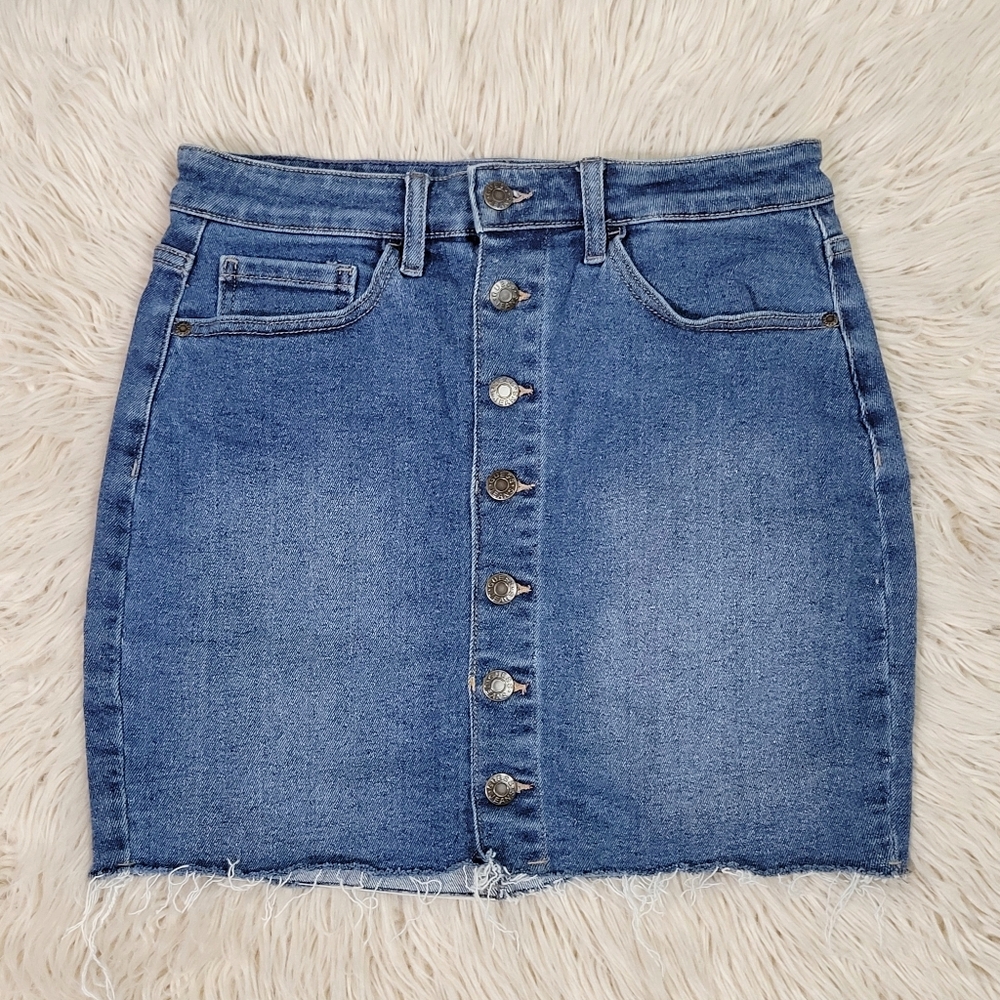Guess High Waist Denim Skirt Size 27